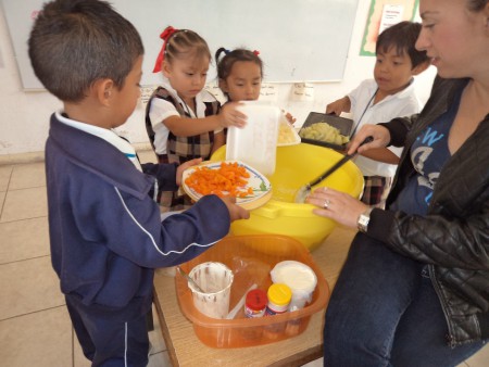 Incorporando ingredientes